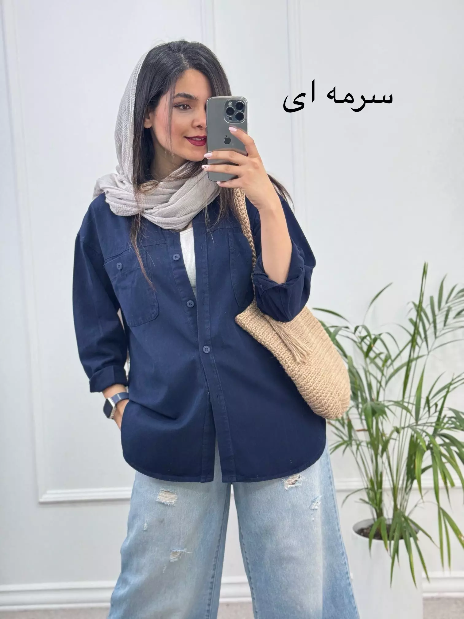 مانتو کتان آنیلا